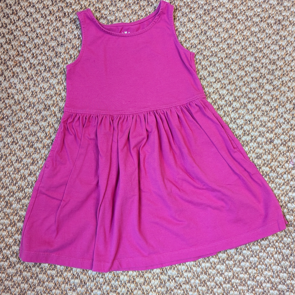 Primary Pink Sleeveless Dress